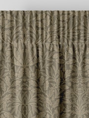 William Morris At Home Truffle Grey Acorn Velvet Made to Measure Curtains - Image 6 of 9