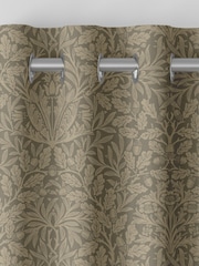 William Morris At Home Truffle Grey Acorn Velvet Made to Measure Curtains - Image 7 of 9