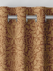 William Morris At Home Russet Brown Acorn Made to Measure Curtains - Image 6 of 8