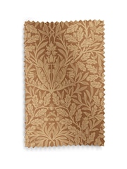 William Morris At Home Russet Brown Acorn Made to Measure Curtains - Image 9 of 9