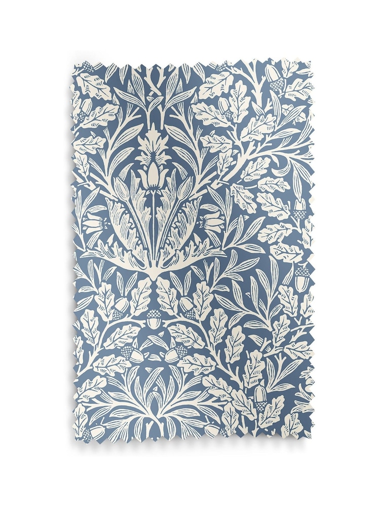 William Morris At Home River Blue Acorn Made to Measure Curtains - Image 9 of 9