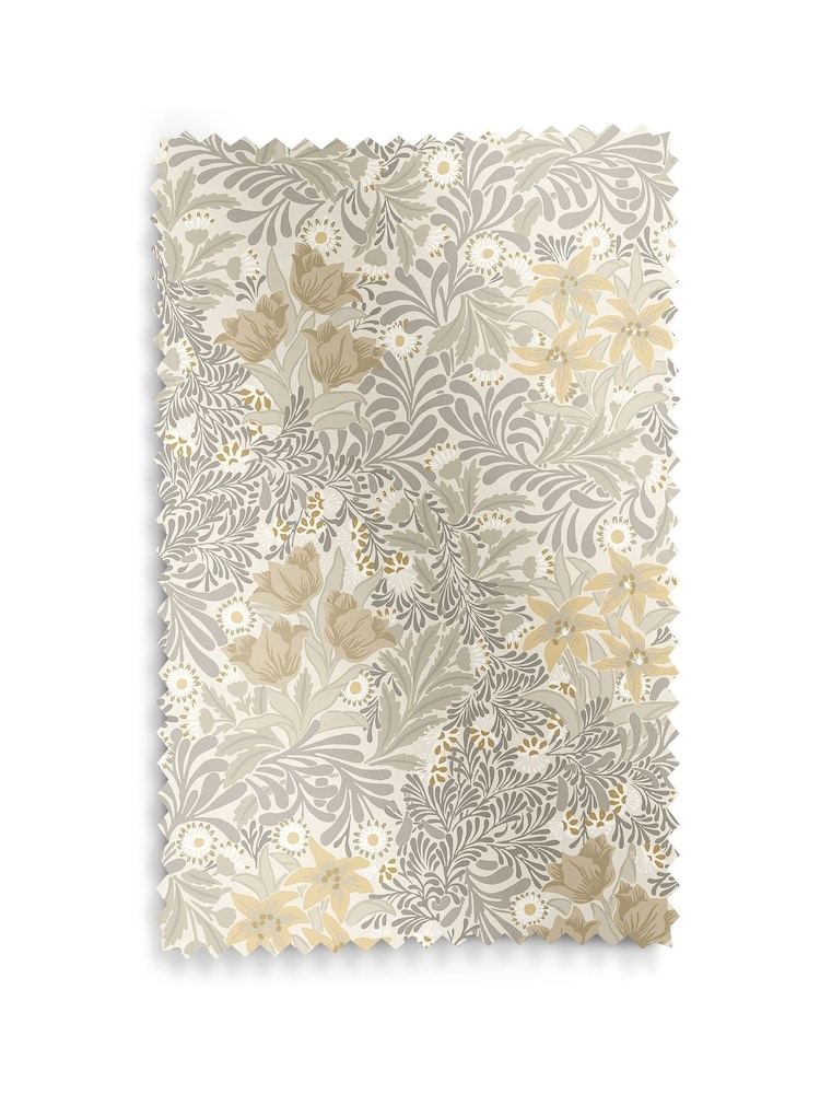 William Morris At Home Barley Grey Bower Made to Measure Curtains - Image 9 of 9