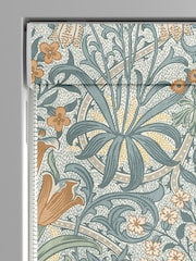 William Morris At Home Blue Woodland Weeds Made to Measure Roman Blind - Image 4 of 6