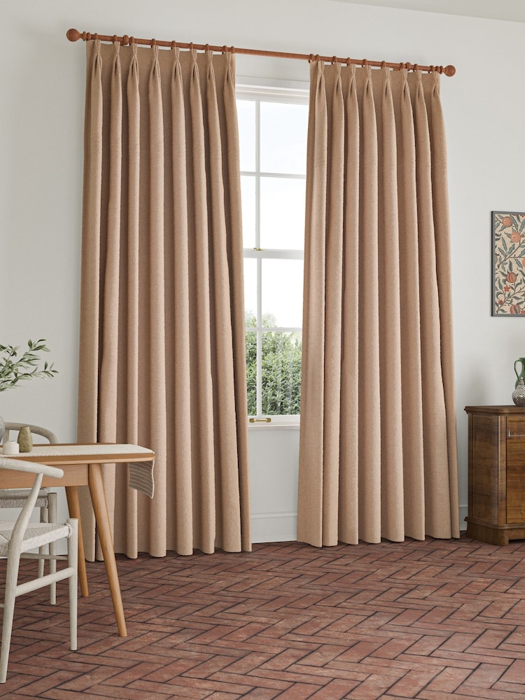 William Morris At Home Blossom Pink Reed Made to Measure Curtains - Image 2 of 9