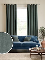 William Morris At Home Mineral Blue Reed Made to Measure Curtains - Image 1 of 9