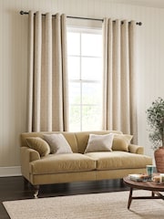 William Morris At Home Natural Bird and Anemone Woven Made to Measure Curtains - Image 2 of 9