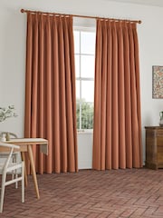 William Morris At Home Rhubarb Red Reed Made to Measure Curtains - Image 2 of 9