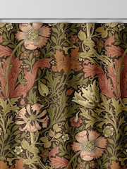 William Morris At Home Brown Compton Velvet Made to Measure Curtains - Image 8 of 9
