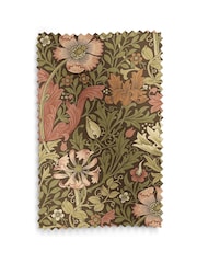 William Morris At Home Brown Compton Velvet Made to Measure Curtains - Image 9 of 9
