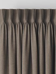 William Morris At Home Silt Dark Natural Reed Made to Measure Curtains - Image 5 of 9