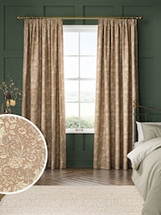 William Morris At Home Terracotta Orange Double Bough Made to Measure Curtains - Image 1 of 9