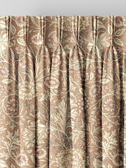 William Morris At Home Terracotta Orange Double Bough Made to Measure Curtains - Image 5 of 9