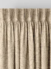 William Morris At Home Clay Natural Acorn Velvet Made to Measure Curtains - Image 5 of 9