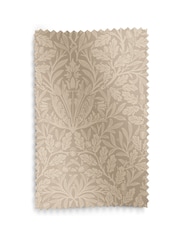 William Morris At Home Clay Natural Acorn Velvet Made to Measure Curtains - Image 9 of 9