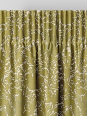 William Morris At Home Apple Green Compton Silhouette Velvet Made to Measure Curtains - Image 6 of 9