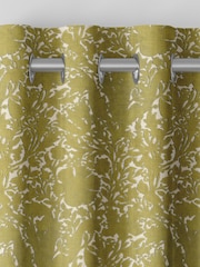William Morris At Home Apple Green Compton Silhouette Velvet Made to Measure Curtains - Image 7 of 9