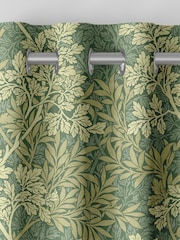 William Morris At Home Apple Green Foliage Made to Measure Curtains - Image 7 of 9