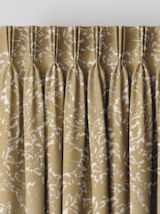William Morris At Home Barley Natural Compton Silhouette Velvet Made to Measure Curtains - Image 5 of 9