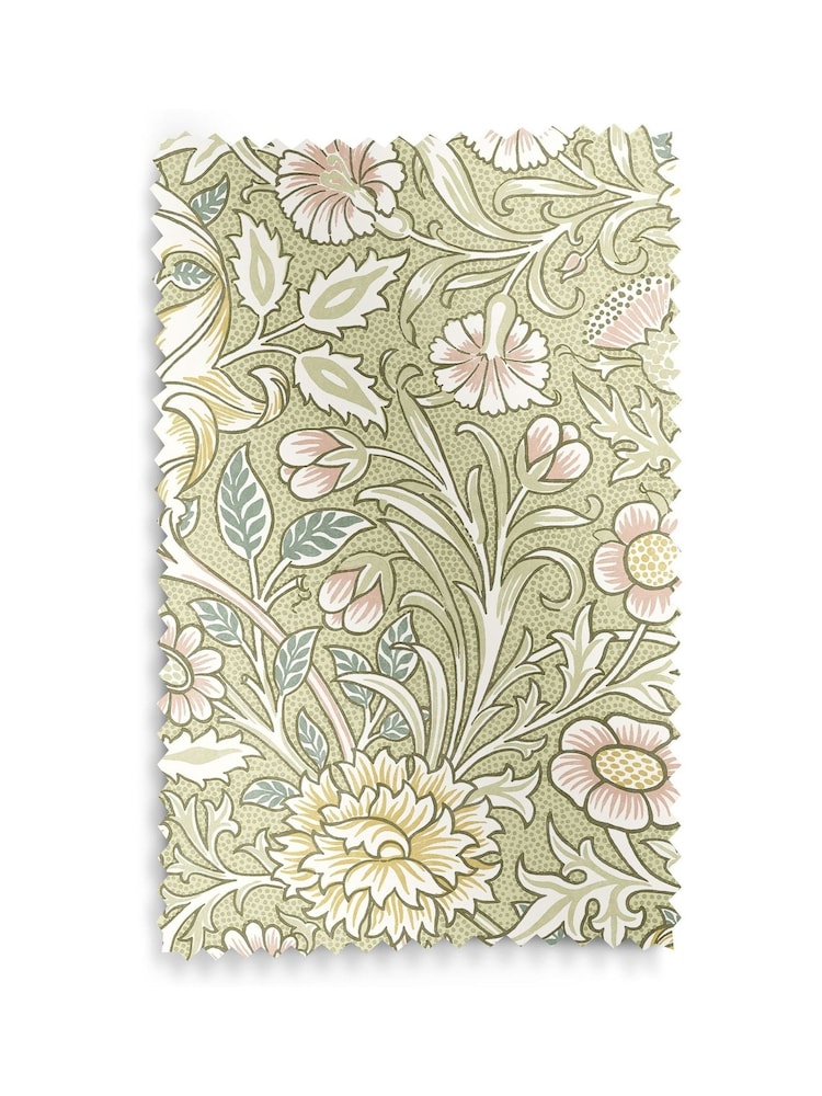 William Morris At Home Apple Green Double Bough Made to Measure Curtains - Image 9 of 9