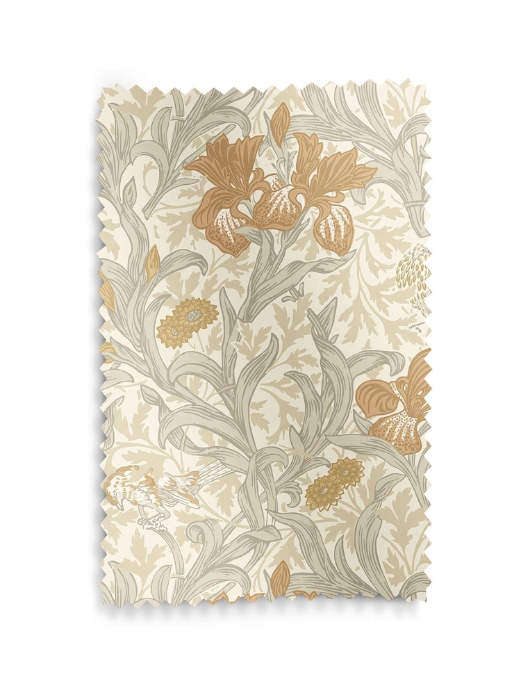William Morris At Home Honey Orange Iris Made to Measure Curtains - Image 9 of 9