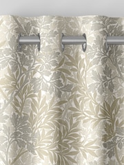 William Morris At Home Barley Grey Foliage Made to Measure Curtains - Image 7 of 9