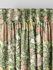 William Morris At Home Apple Green Compton Velvet Made to Measure Curtains - Image 5 of 9