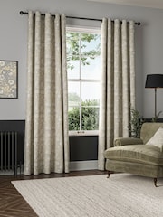 William Morris At Home Natural Double Bough Made to Measure Curtains - Image 2 of 9