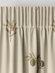 William Morris At Home Natural Fruit Embroidery Made to Measure Curtains - Image 6 of 9