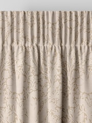 William Morris At Home Cloud Cream Compton Silhouette Velvet Made to Measure Curtains - Image 6 of 9