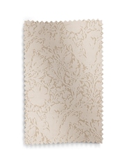 William Morris At Home Cloud Cream Compton Silhouette Velvet Made to Measure Curtains - Image 9 of 9