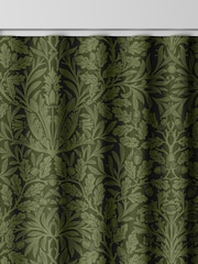 William Morris At Home Moss Green Acorn Velvet Made to Measure Curtains - Image 8 of 9