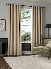 William Morris At Home Barley Natural Willow Bough Woven Made to Measure Curtains - Image 2 of 9