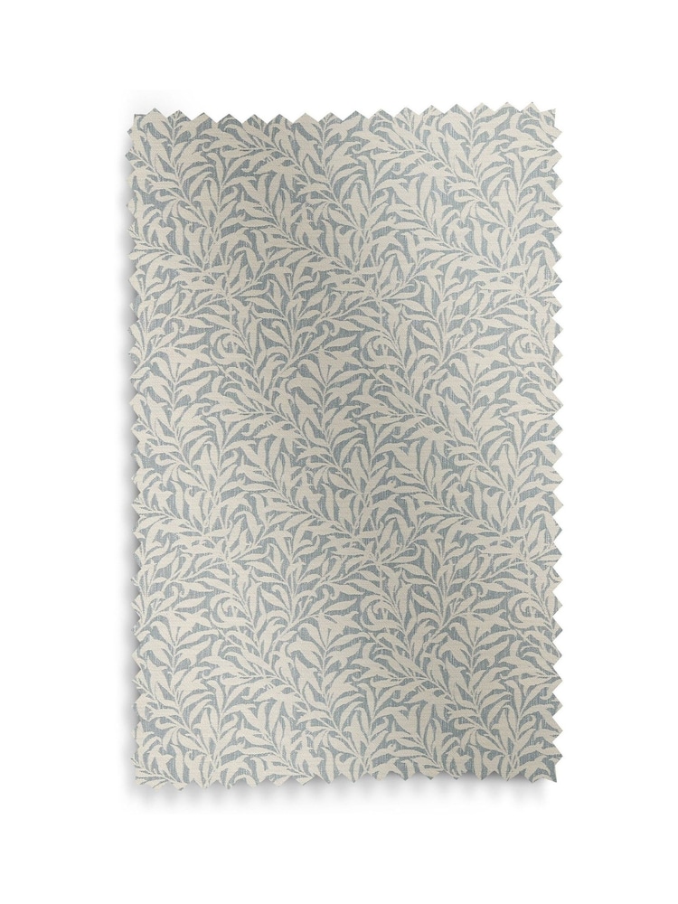 William Morris At Home Sky Blue Willow Bough Woven Made to Measure Curtains - Image 9 of 9