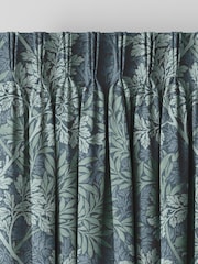William Morris At Home Indigo Blue Foliage Made to Measure Curtains - Image 5 of 9