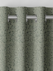 William Morris At Home Eucalyptus Green Bird and Anemone Woven Made to Measure Curtains - Image 7 of 9