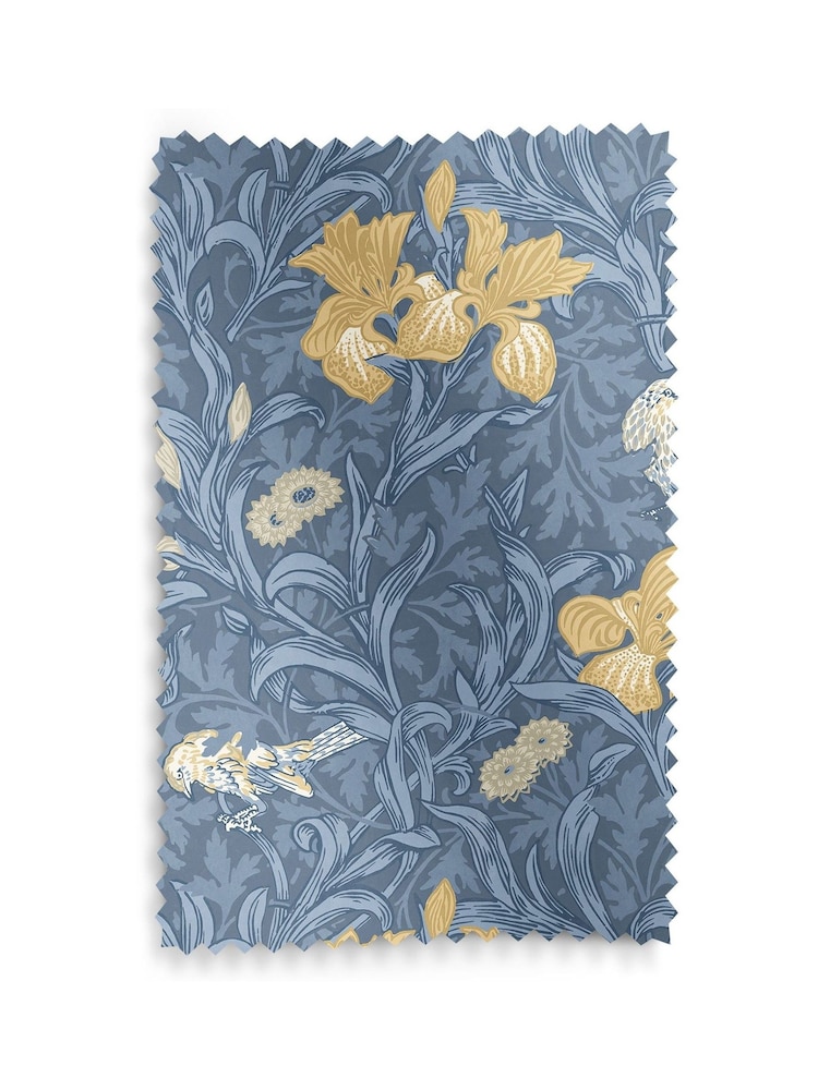 William Morris At Home River Blue Iris Made to Measure Curtains - Image 9 of 9