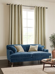 William Morris At Home Lichen Green Willow Bough Woven Made to Measure Curtains - Image 2 of 9