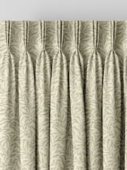 William Morris At Home Lichen Green Willow Bough Woven Made to Measure Curtains - Image 5 of 9