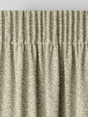 William Morris At Home Lichen Green Willow Bough Woven Made to Measure Curtains - Image 6 of 9