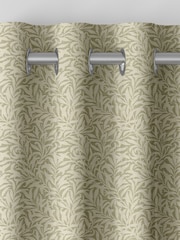 William Morris At Home Lichen Green Willow Bough Woven Made to Measure Curtains - Image 7 of 9