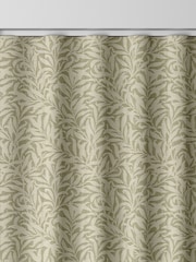 William Morris At Home Lichen Green Willow Bough Woven Made to Measure Curtains - Image 8 of 9