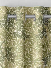 William Morris At Home Fern Green Foliage Made to Measure Curtains - Image 7 of 9