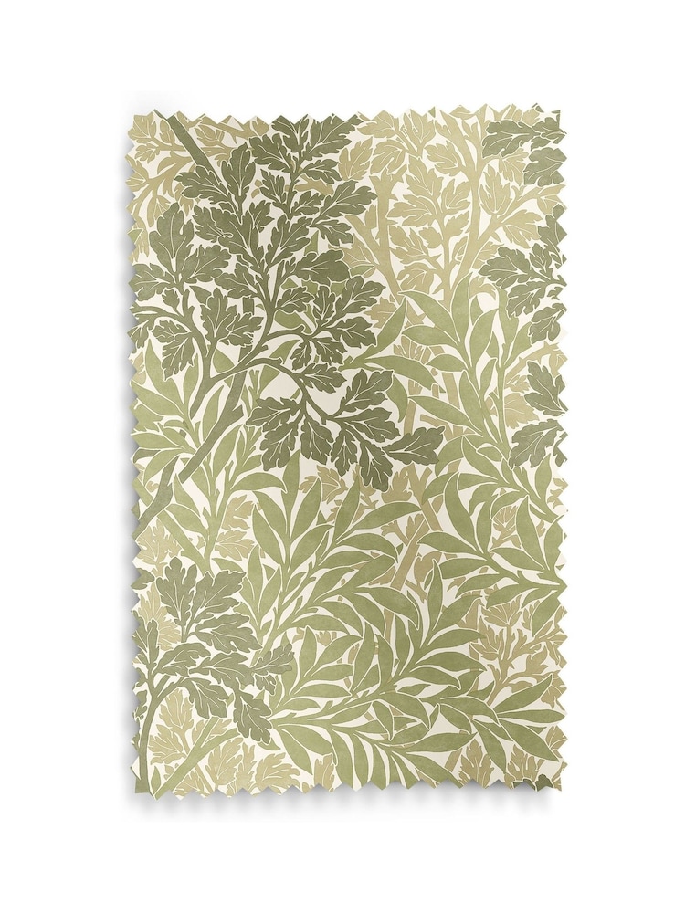 William Morris At Home Fern Green Foliage Made to Measure Curtains - Image 9 of 9