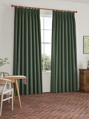 William Morris At Home Eucalyptus Green Reed Made to Measure Curtains - Image 2 of 9