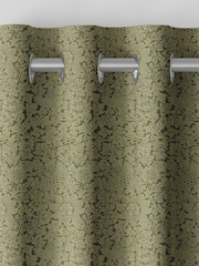 William Morris At Home Moss Green Bird and Anemone Woven Made to Measure Curtains - Image 7 of 9