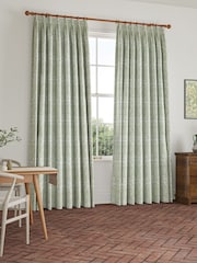 William Morris At Home Sage Green Brother Rabbit Woven Made to Measure Curtains - Image 2 of 9