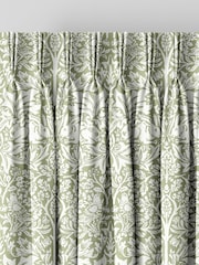 William Morris At Home Sage Green Brother Rabbit Woven Made to Measure Curtains - Image 5 of 9