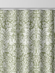 William Morris At Home Sage Green Brother Rabbit Woven Made to Measure Curtains - Image 8 of 9