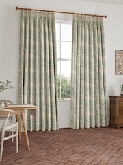 William Morris At Home Sage Green Willow Bough Made to Measure Curtains - Image 2 of 9