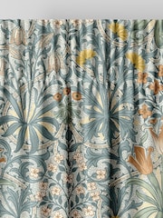 William Morris At Home Blue Woodland Weeds Made to Measure Curtains - Image 6 of 9